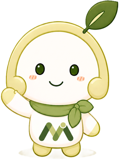 ムーアAIのマスコット、モアくん